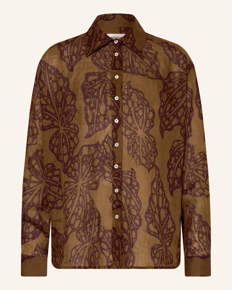 ottod’Ame Hemdbluse Oliv