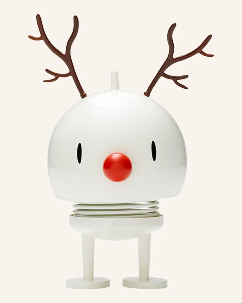 Hoptimist Dekofigur REINDEER BUMBLE MEDIUM Weiss