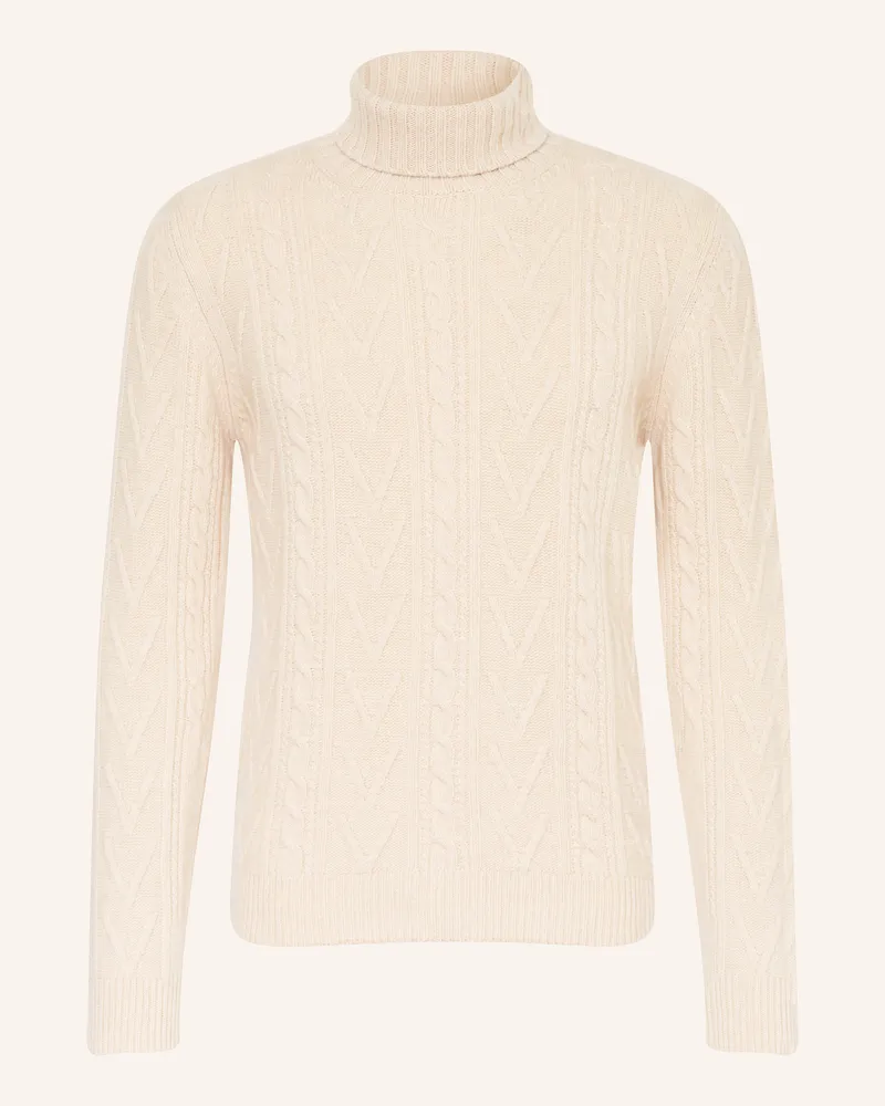 Fedeli Rollkragenpullover Mit Cashmere weiss Weiss