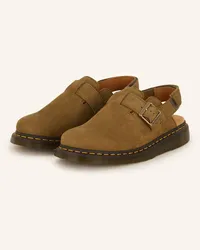 Dr.Martens Pantoletten JORGE II - OLIV Gruen