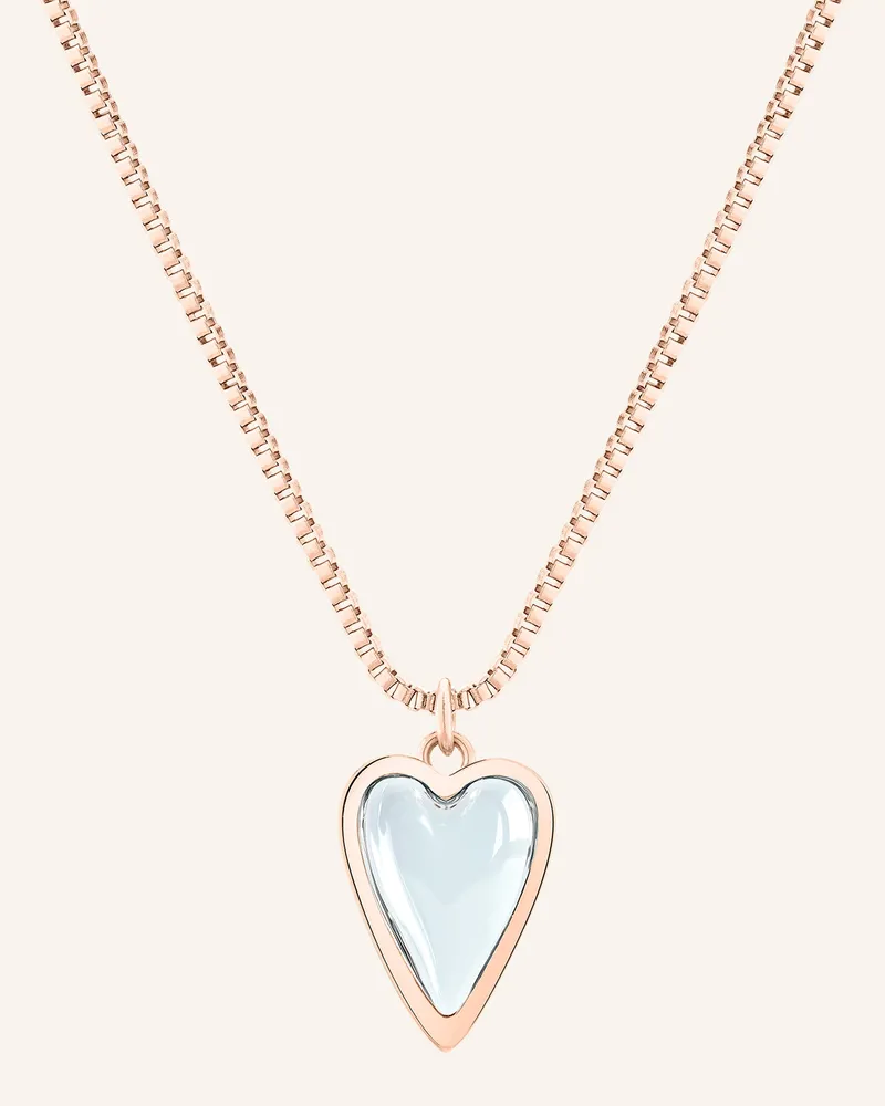 Liebeskind Halskette  Aus  Edelstahl rosegold Roségold