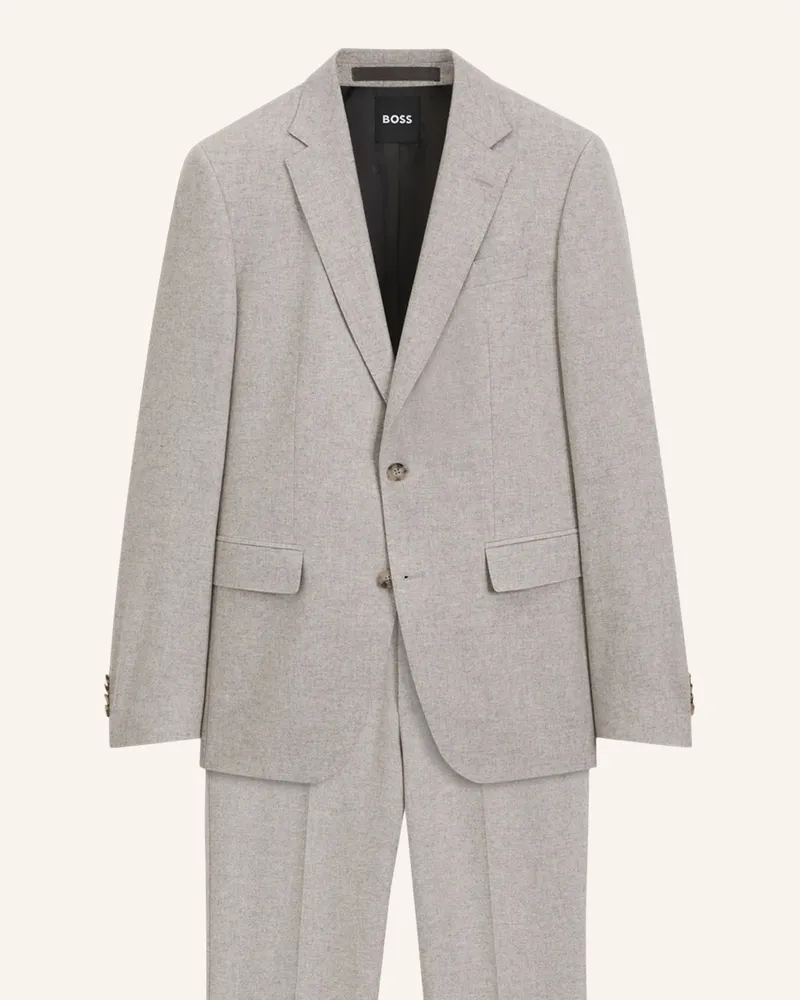 HUGO BOSS Anzug H-Huge-2pcs-263 Slim Fit braun Braun