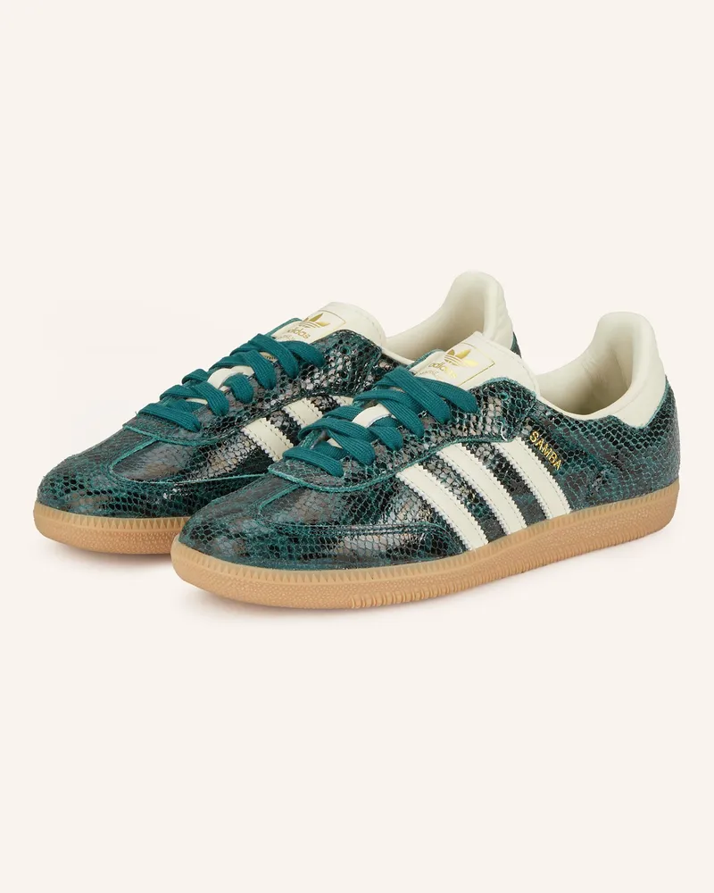 adidas Sneaker Samba Og gruen Dunkelgrün