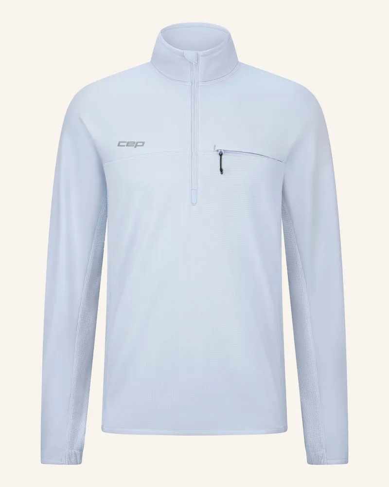 CEP Longsleeve Core Run Thermal Zip Shirt 2.0 blau Hellblau