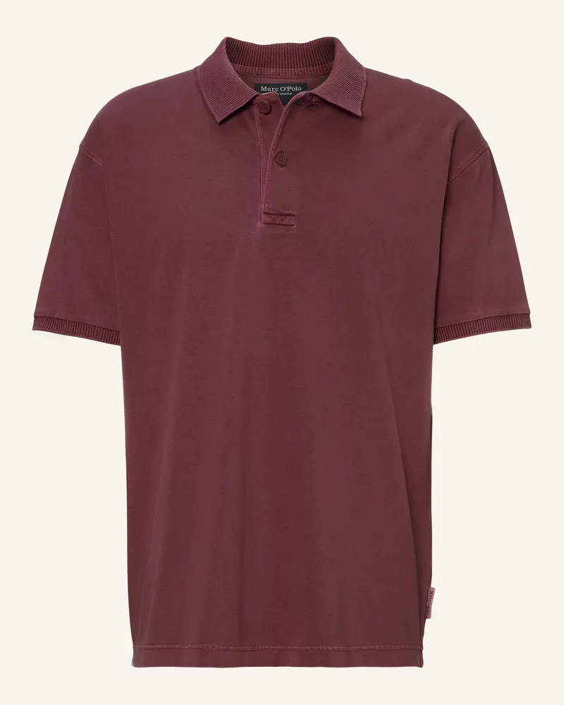 Marc O'Polo Poloshirt rot Dunkelrot