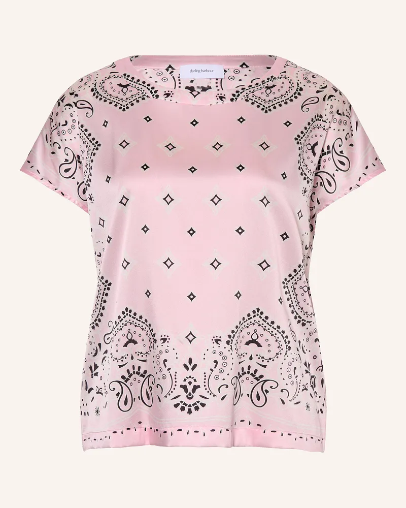 Darling Harbour Blusenshirt aus Seide Hellrosa