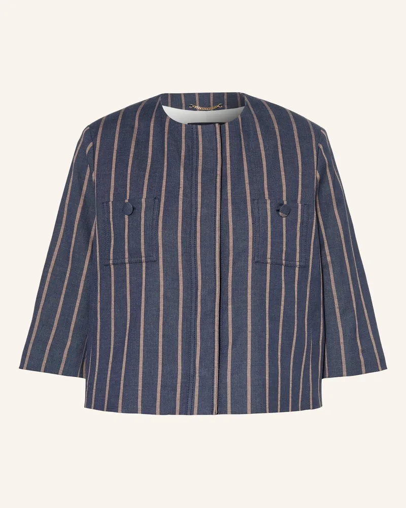 Pamela Henson Kastenjacke PHILKA mit 3/4-Arm Dunkelblau