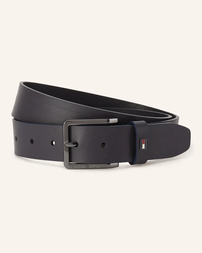 Tommy Hilfiger Ledergürtel Dunkelblau
