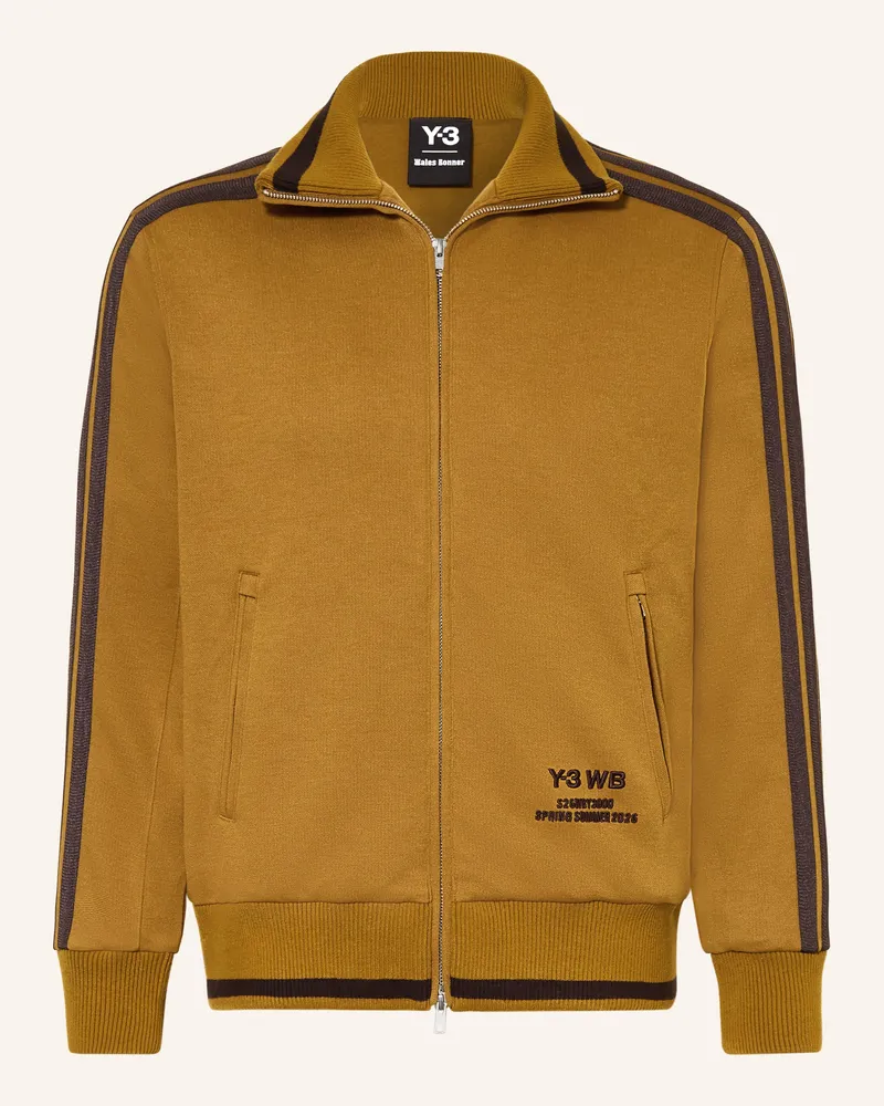 Y-3 Sweatjacke Wb y3 braun Dunkelorange