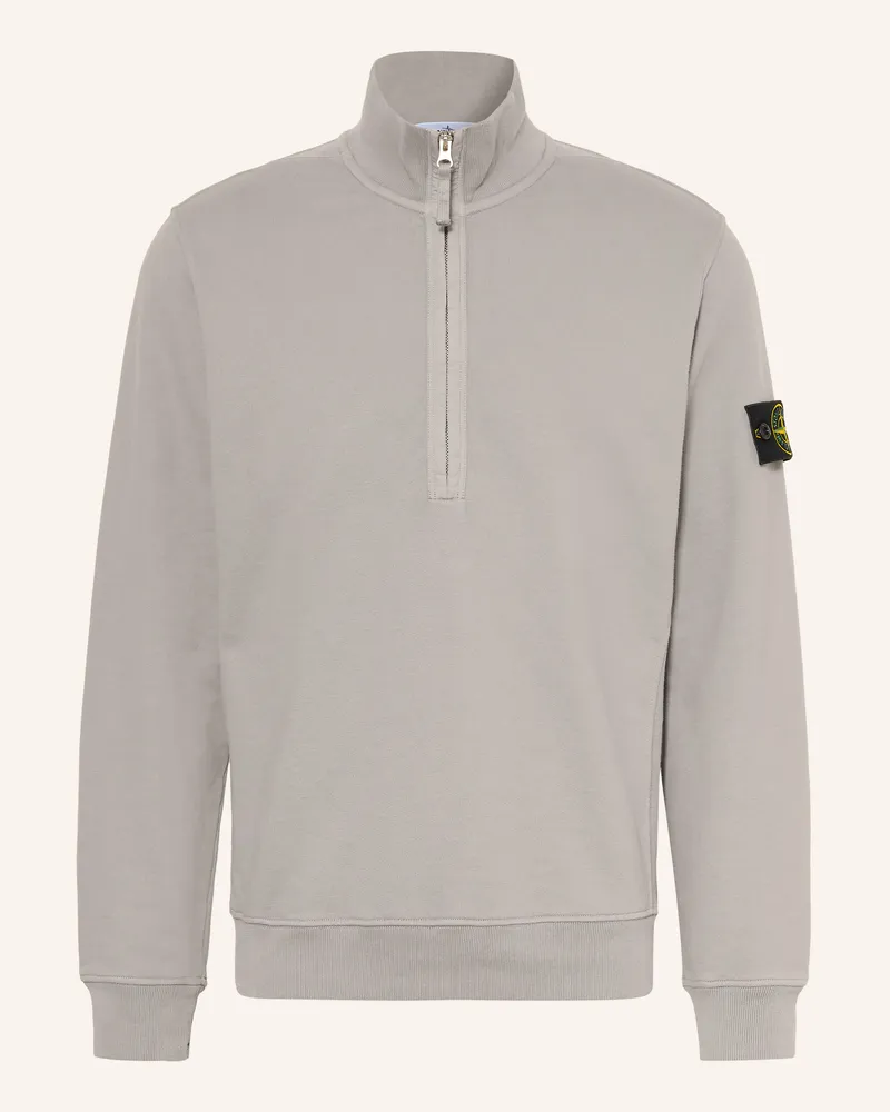 Stone Island Sweat-Troyer grau Hellgrau