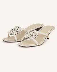 Tory Burch Mules MILLER mit Schmucksteinen - SILBER Silber