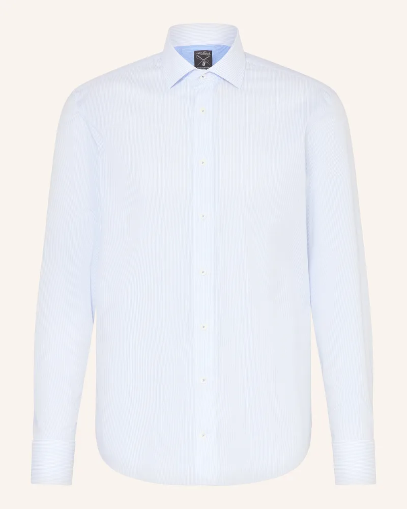 van Laack Businesshemd Vl-Rikos-Tf Tailored Fit blau Weiss