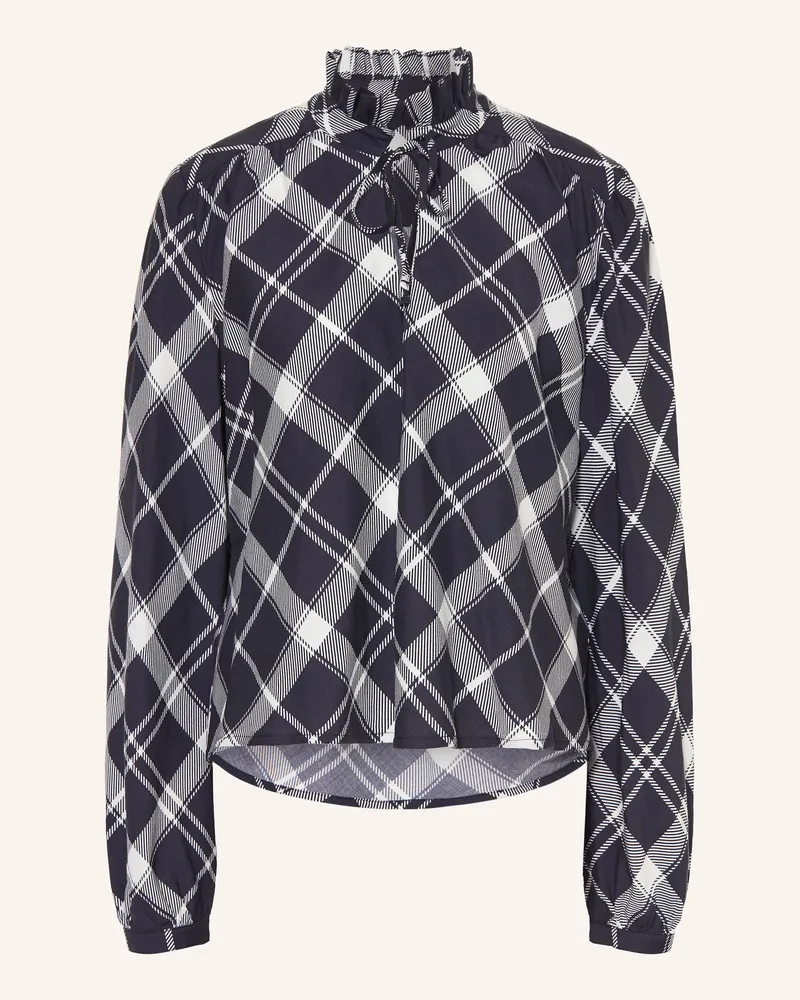 Barbour Blusenshirt Mit Rüschen blau Dunkelblau