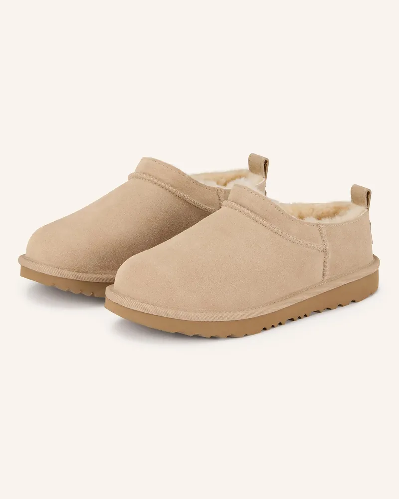 UGG Pantoletten CLASSIC MICRO Hellbraun