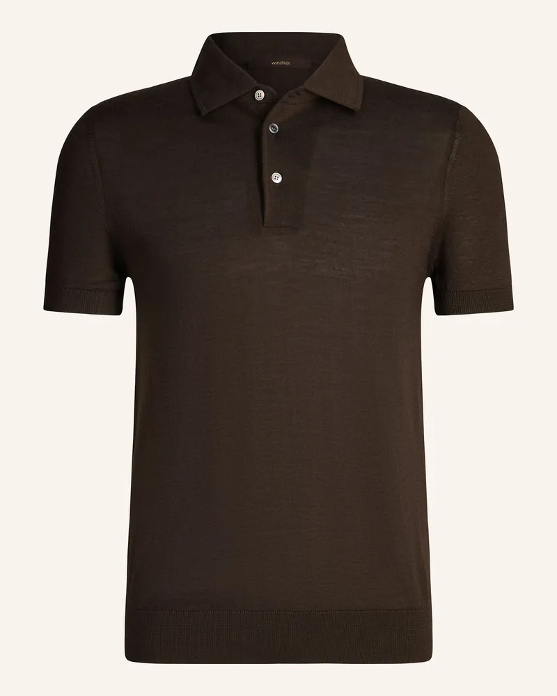windsor. Poloshirt braun Braun
