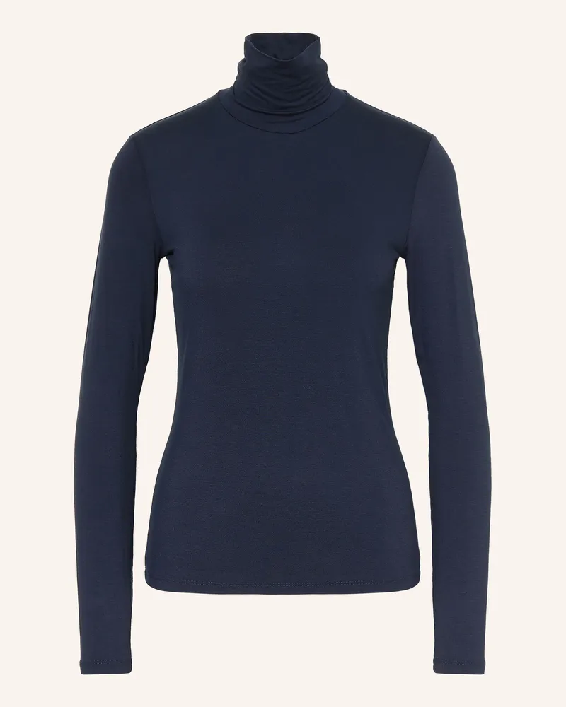Max Mara Rollkragenshirt Multif blau Dunkelblau