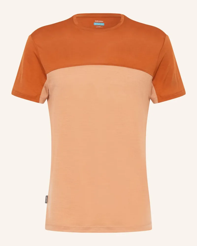 Icebreaker T-Shirt 125 COOL-LITE™ SPHERE III mit Merinowolle Orange