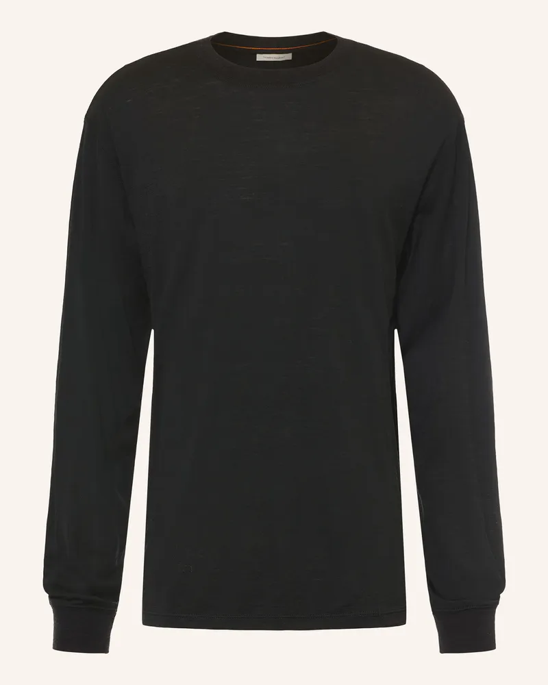 Icebreaker Funktionsshirt 150 Tech Lite Relaxed Aus Merinowolle schwarz Schwarz