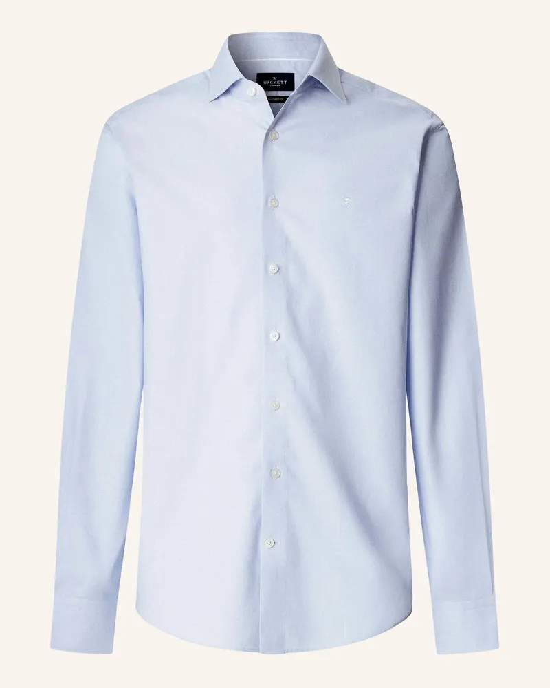 Hackett Freizeithemd Ess Texture blau Hellblau