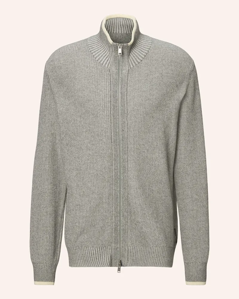 Marc O'Polo Strickjacke Hellgrau