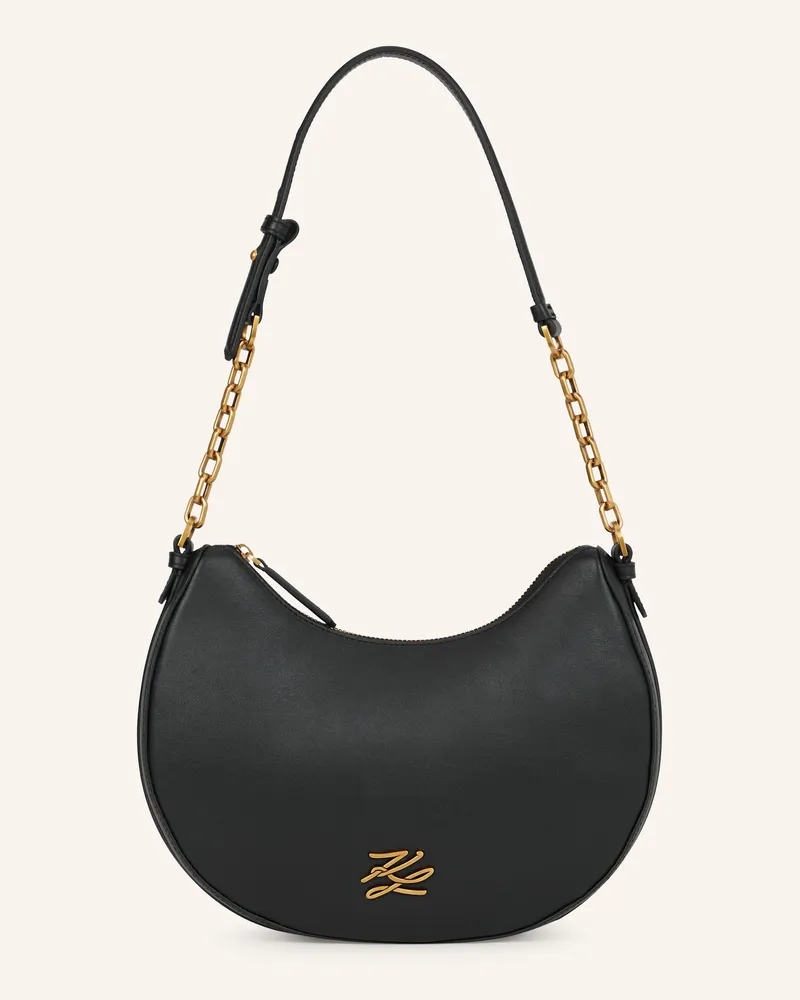Karl Lagerfeld Schultertasche Schwarz