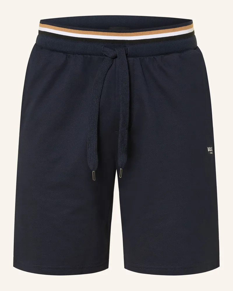 HUGO BOSS Lounge-Sweatshorts ICONIC Dunkelblau