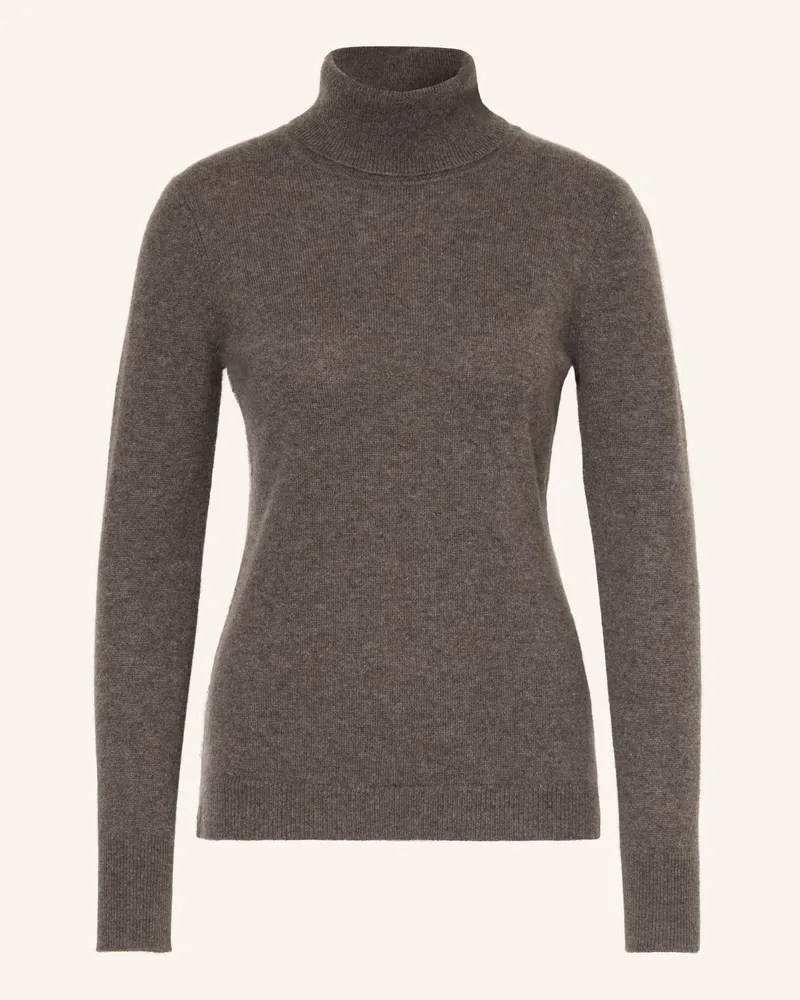 Darling Harbour Rollkragenpullover Aus Cashmere braun Taupe