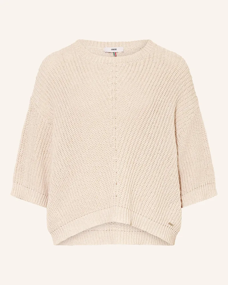 cinque Pullover Cifav Mit 3/4-Arm beige Creme