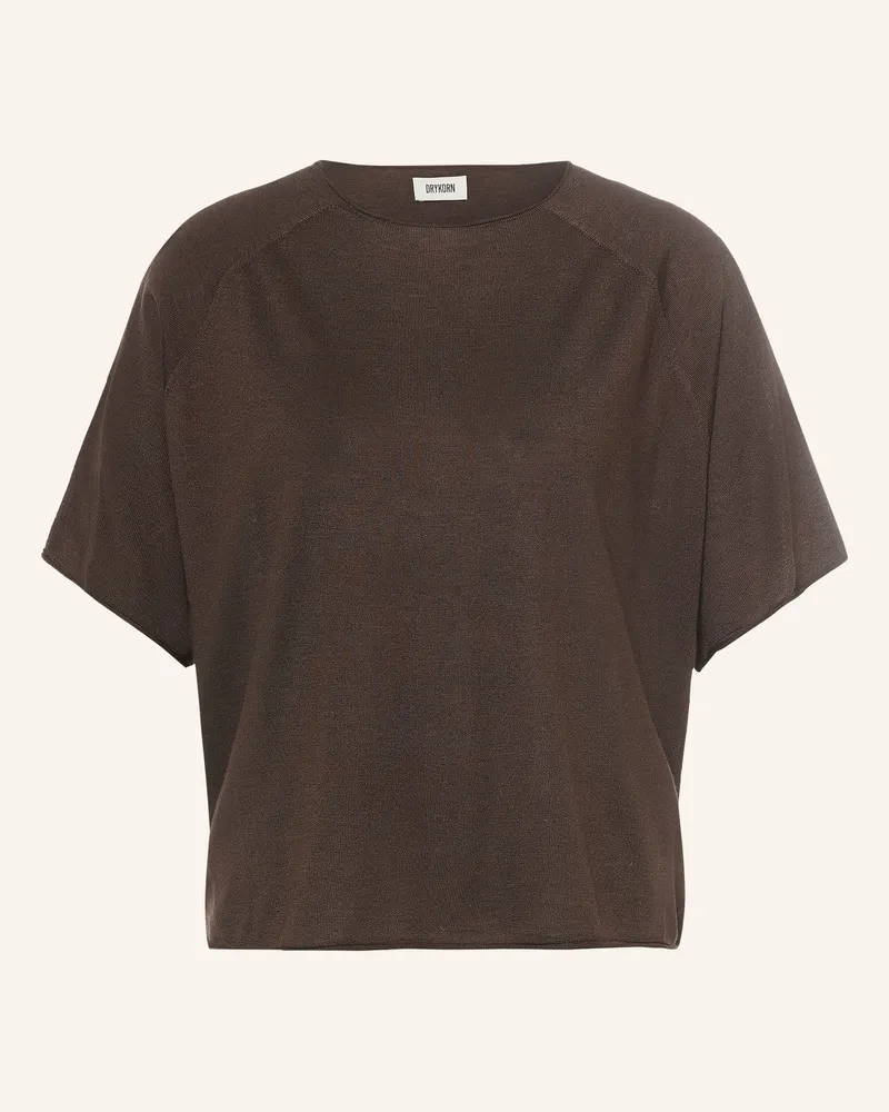 Drykorn Strickshirt Moeny braun Dunkelbraun
