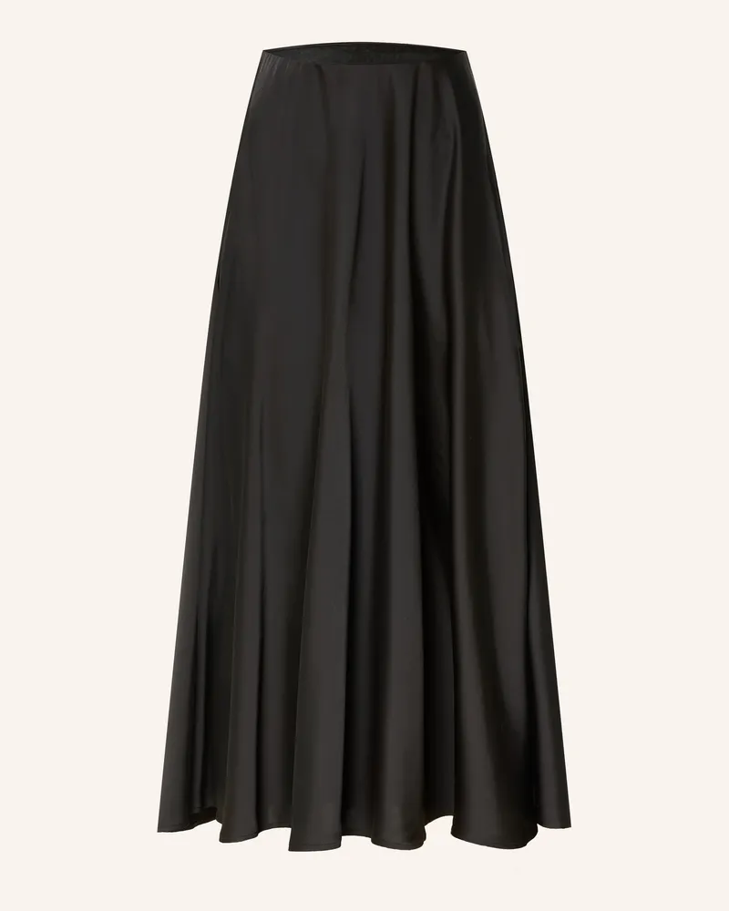 Y.A.S Satinrock schwarz Schwarz