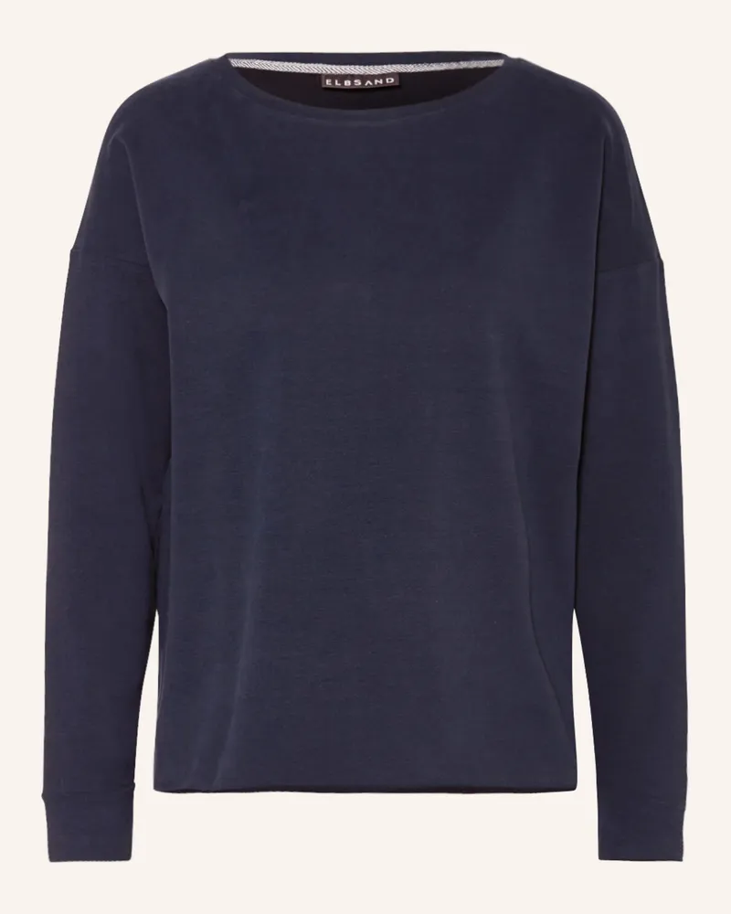 ELBSAND Sweatshirt Riane blau Dunkelblau