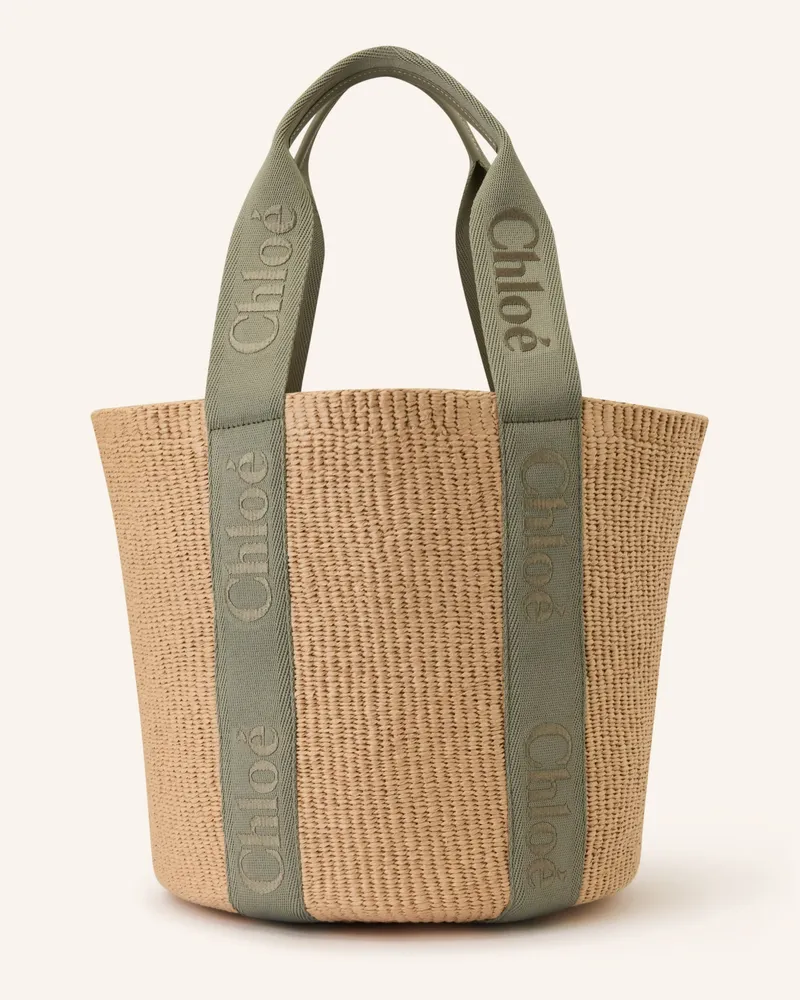 Chloé Shopper Woody beige Aloe