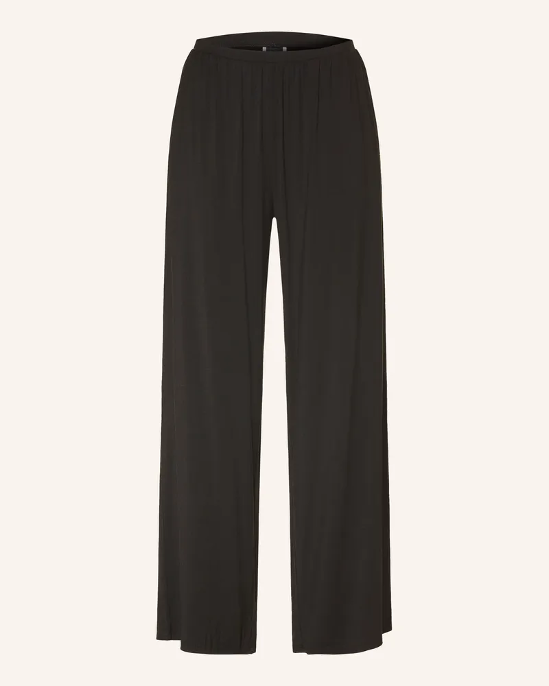 HUGO BOSS Schlafhose Blossom Mit Spitze schwarz Schwarz