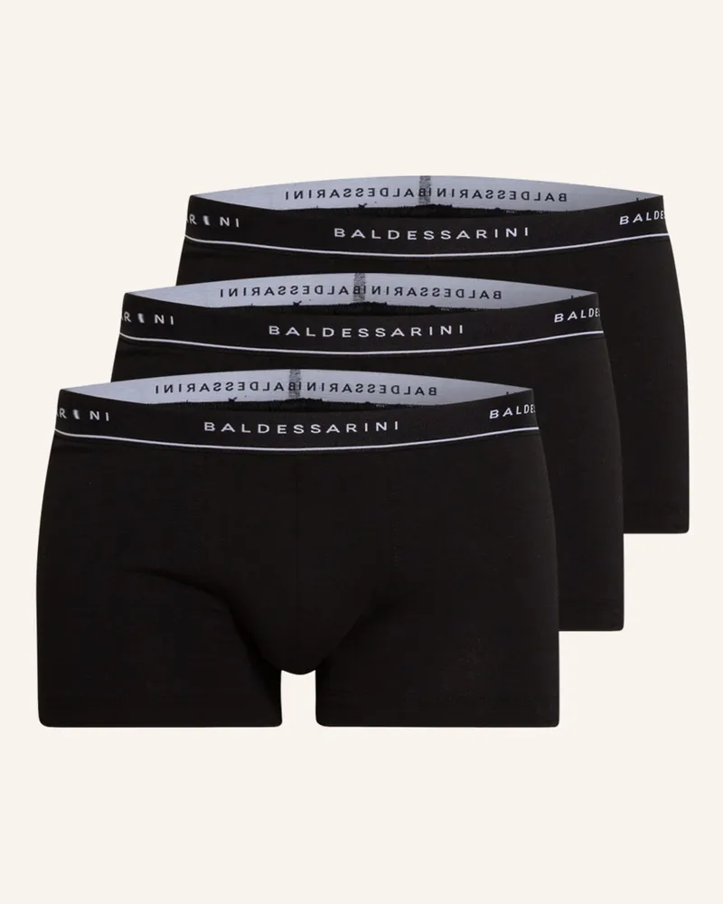 Baldessarini 3er-Pack Boxershorts schwarz Schwarz