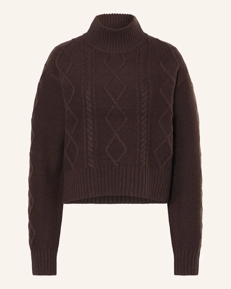 Mrs & HUGS Pullover braun Dunkelbraun