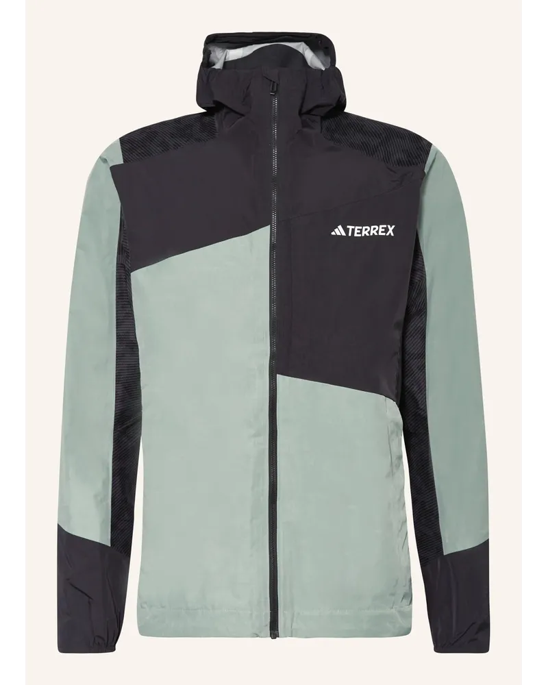 adidas Regenjacke TERREX XPERIOR HYBRID RAIN.RDY Gruen