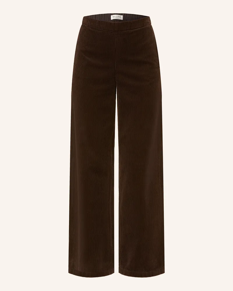 Marc O'Polo Cordhose Dunkelbraun