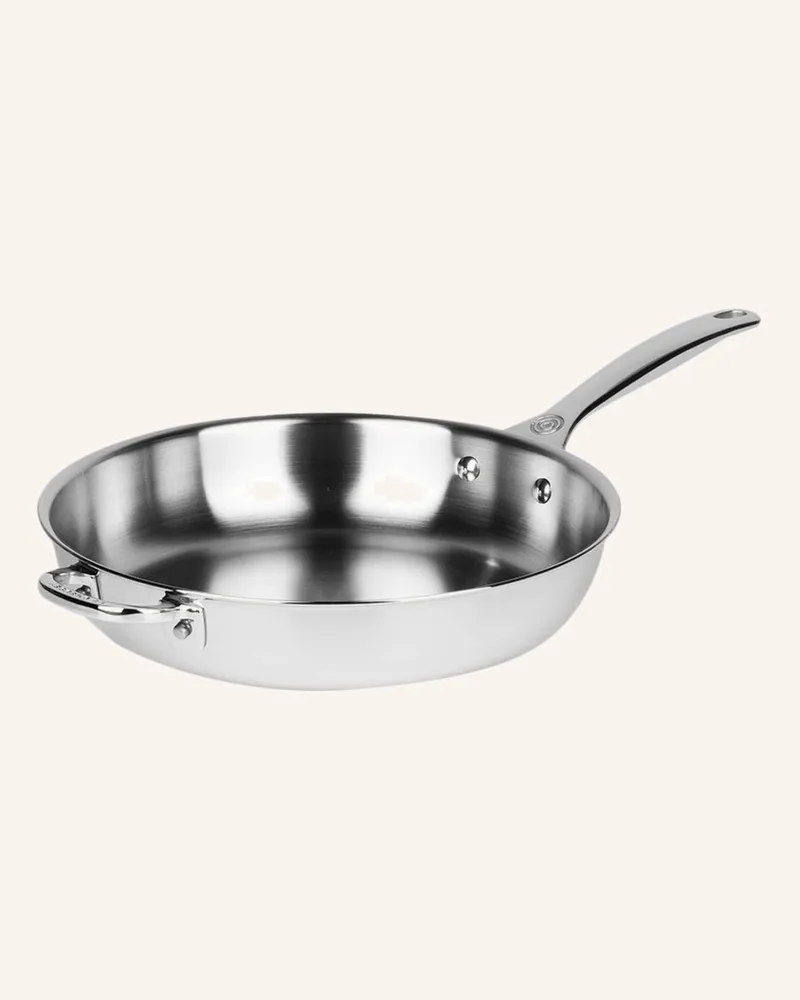Le Creuset Bratpfanne 3-Ply Plus silber Silber