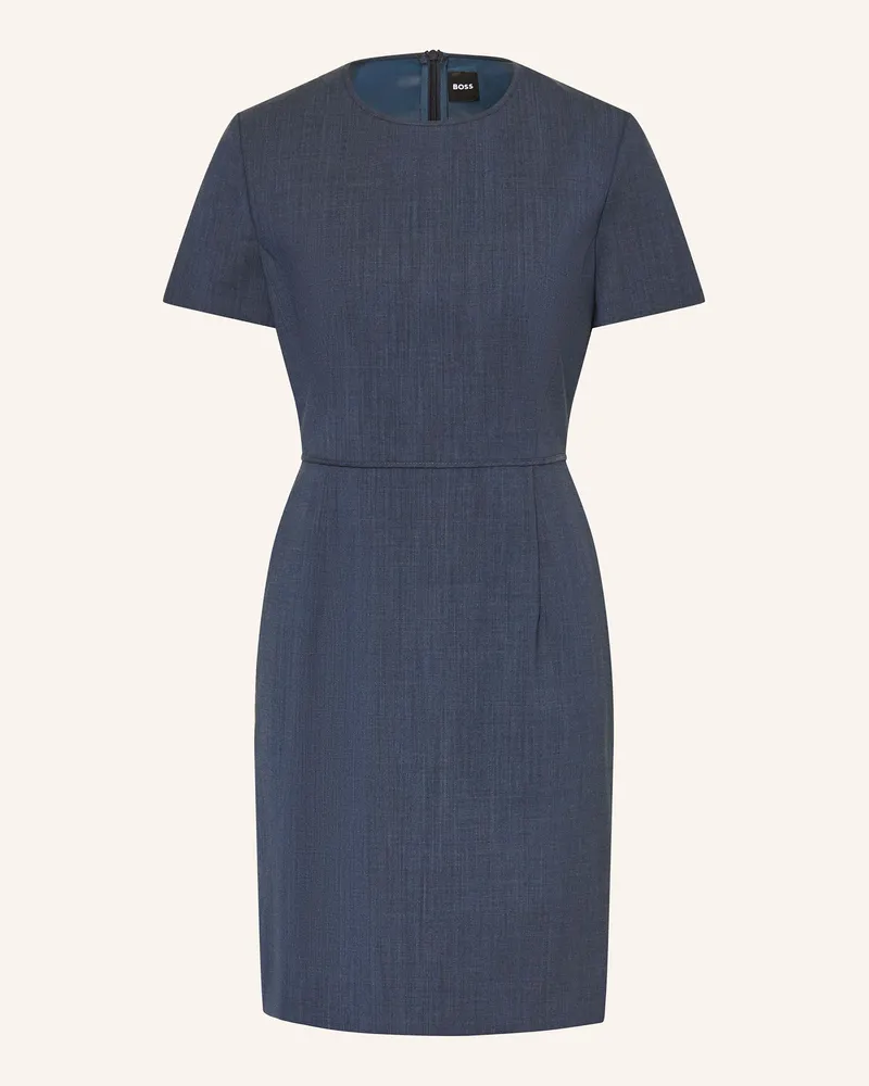 HUGO BOSS Etuikleid DUNERA Dunkelblau