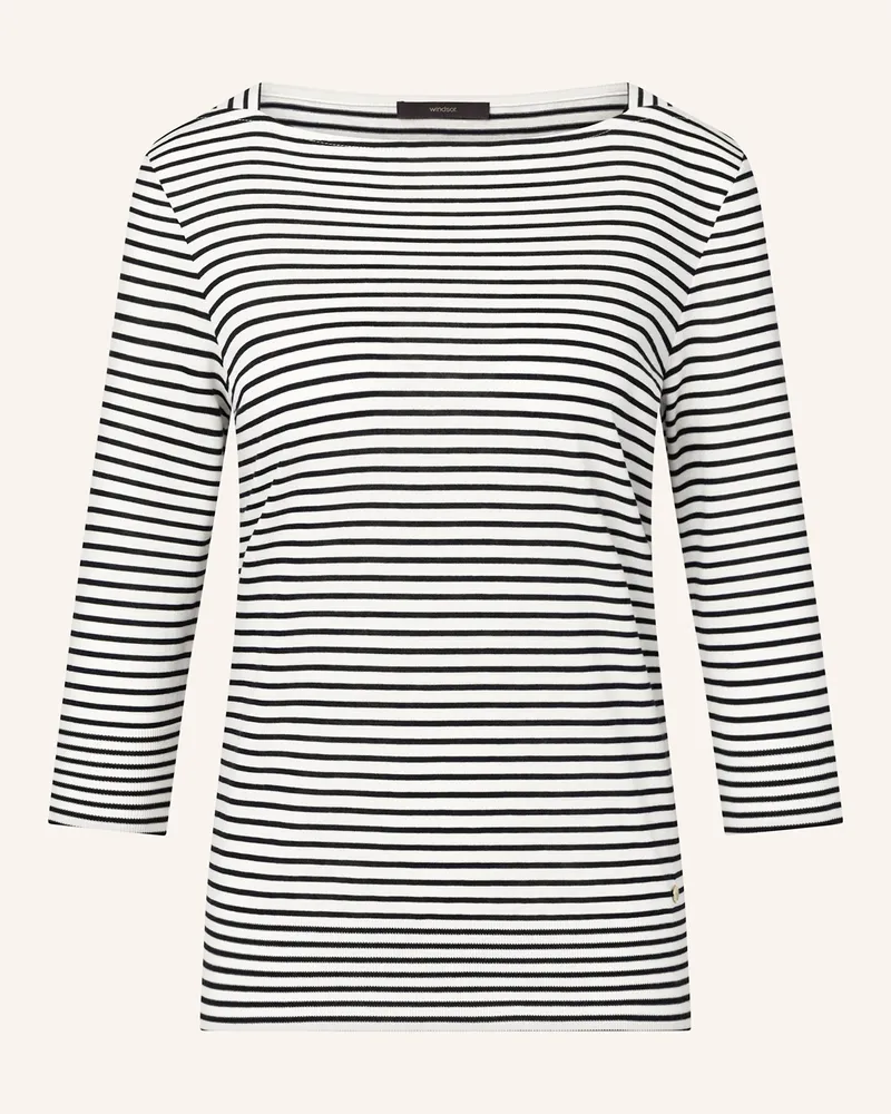 windsor. Shirt mit 3/4-Arm Weiss