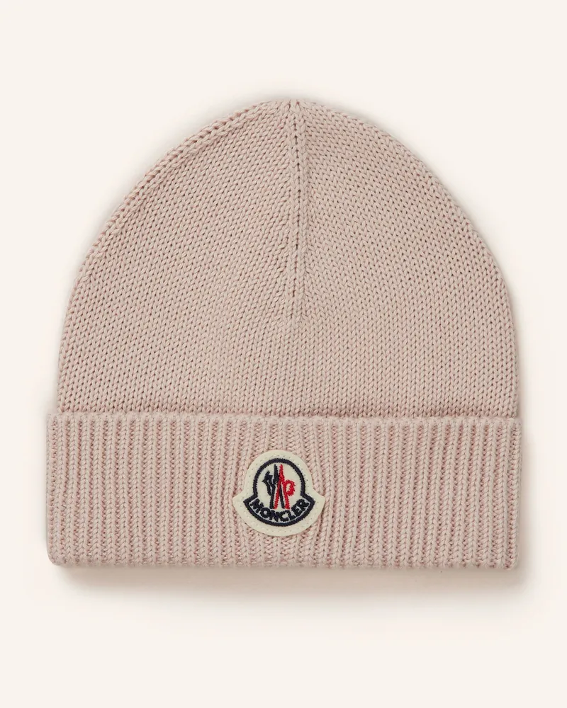 Moncler Mütze rosa Hellrosa