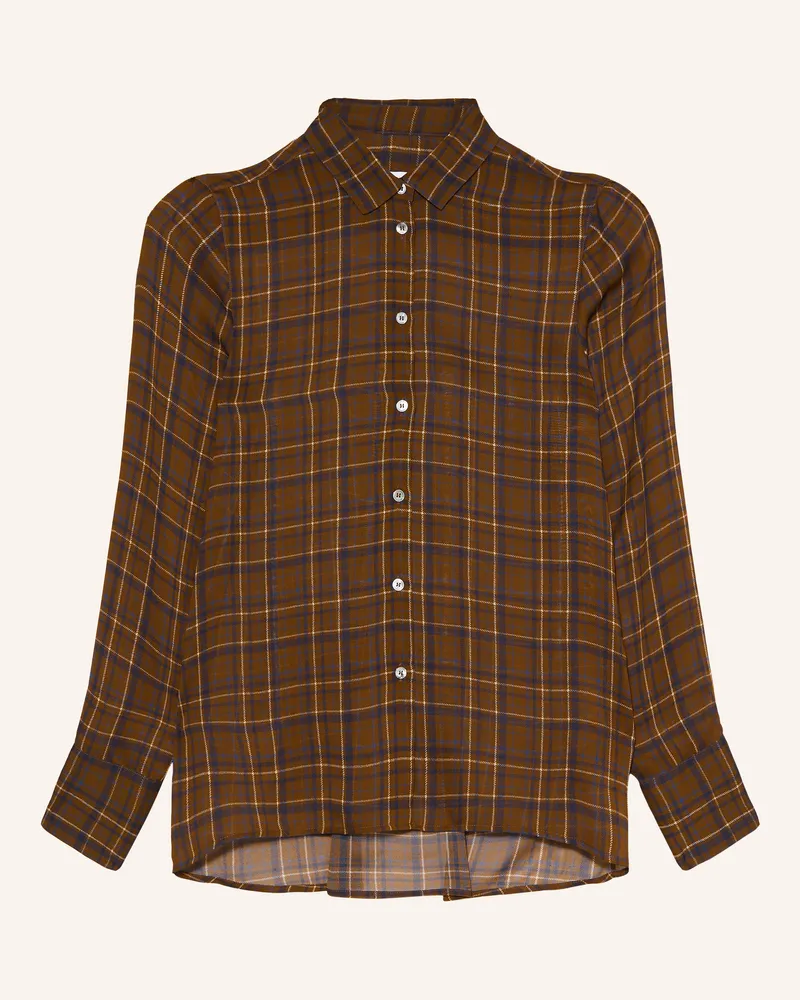 Robert Friedman Hemdbluse braun Dunkelbraun