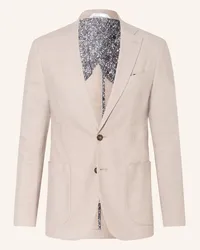 paul Sakko Slim Fit mit Leinen Beige