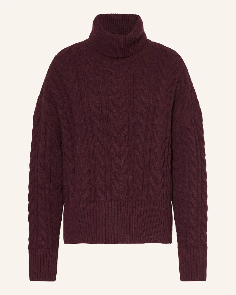 Barbour Rollkragenpullover EMBLETON Dunkelrot