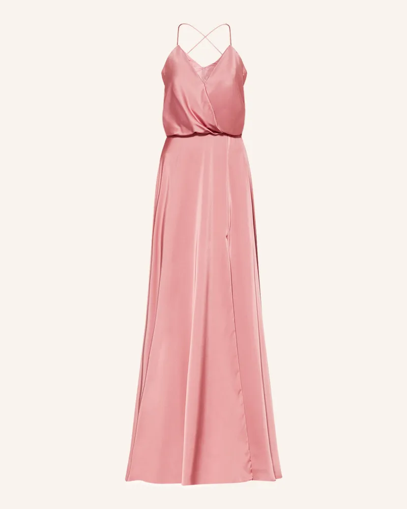 Unique Abendkleid Mit Stola rosa Rosa
