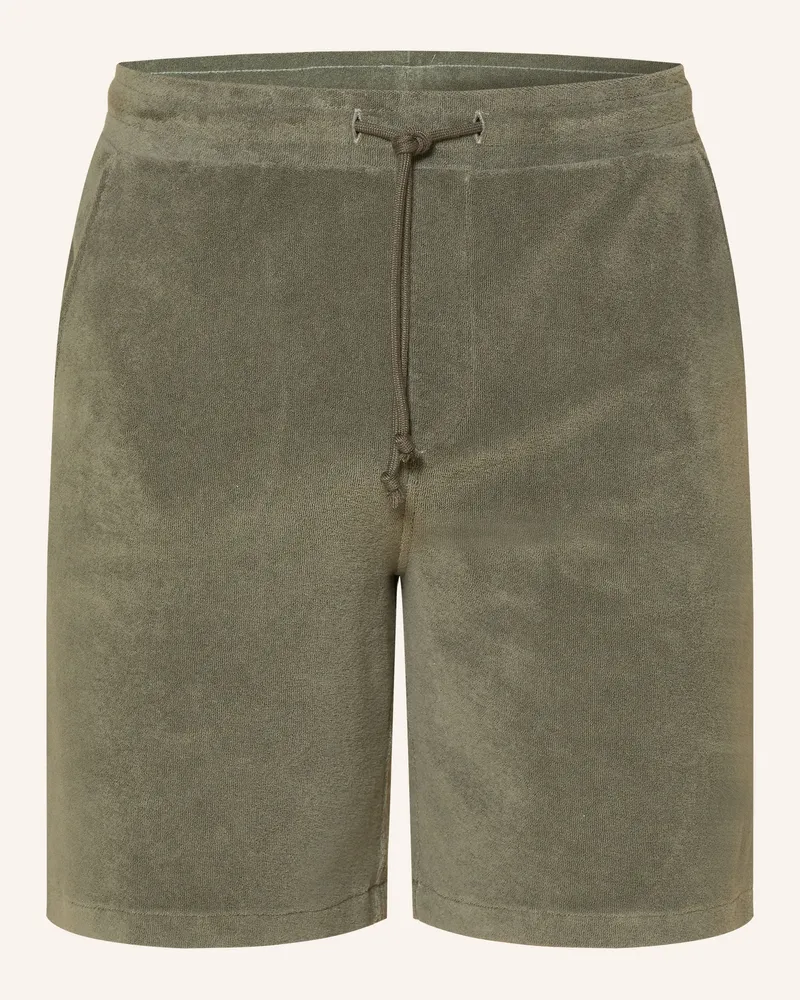 Juvia Frottee-Shorts Dameon gruen Grün