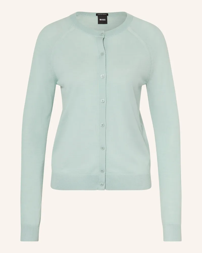 HUGO BOSS Strickjacke FONAMI Mint