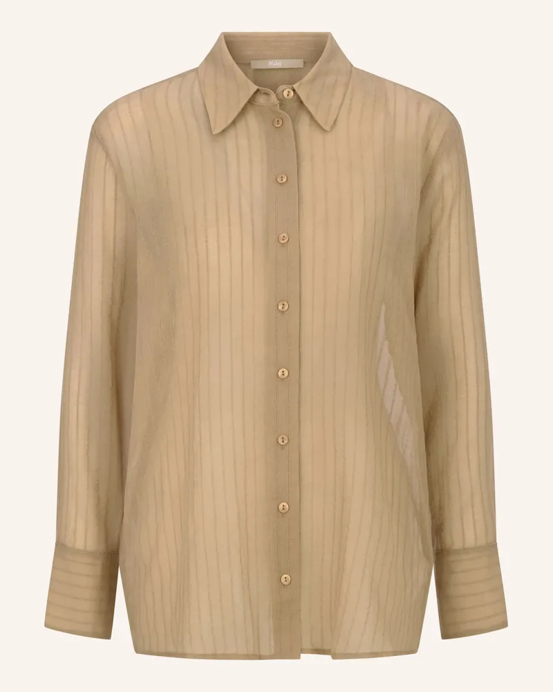 Malej Baumwollbluse Trapani beige Beige