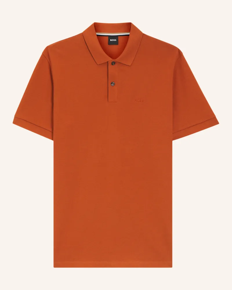 HUGO BOSS Poloshirt PALLAS Regular Fit Dunkelorange