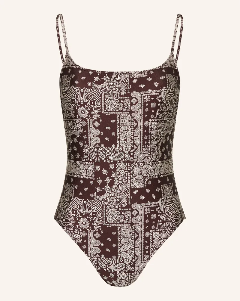 Mrs & HUGS Badeanzug Dunkelbraun